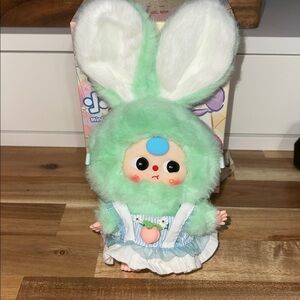 Baby Three Mini Bunny -mint green